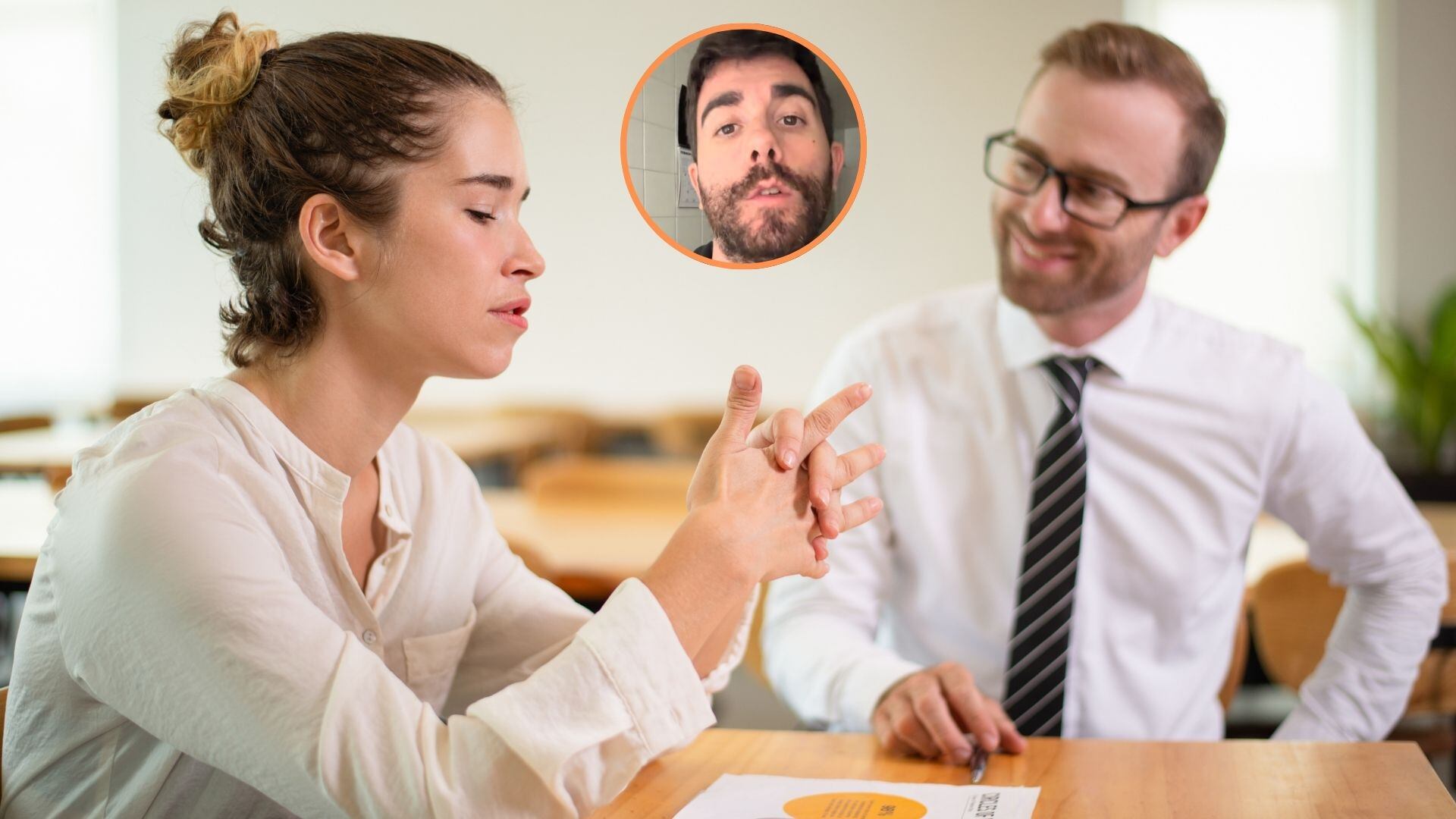 Francisco Fernández Yuste, orientador laboral, habla sobre las entrevistas (Composición Infobae)