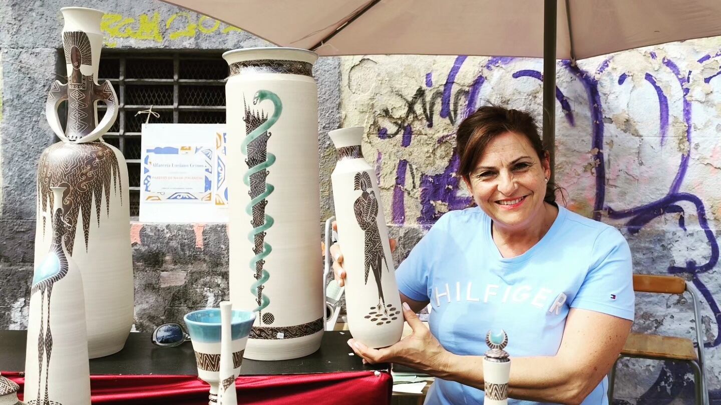 Una alfarera en la 42ª edición de la Feria de La Cacharrería (Redes Sociales de Feria de la Cacharrería)