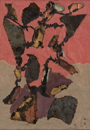 "Abstracción con material" (1934), de Juan Del Prete