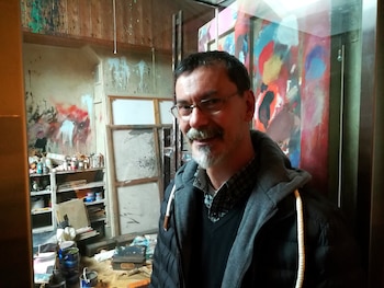 Fernando O'Connor en el estudio