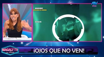 Magaly Medina no le cree a Curwen tras ampay de Carla Campos: “Negar lo evidente”. Captura: Magaly TV La Firme.