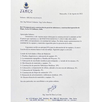 La propuesta de la empresa