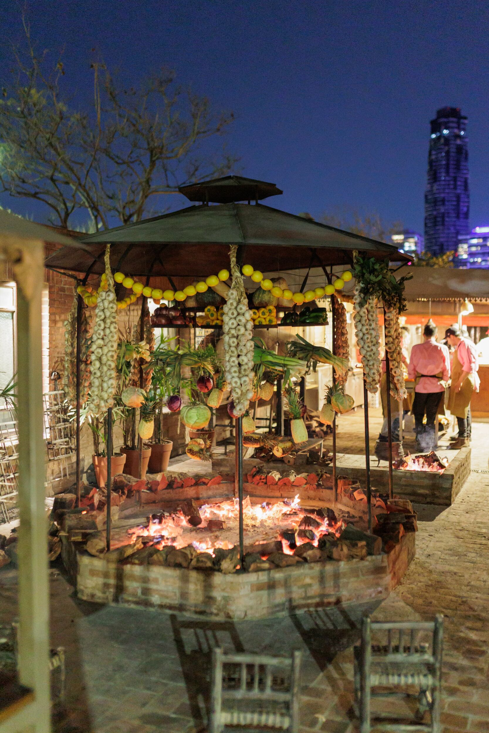 Los fuegos, una de las grandes atracciones de la noche