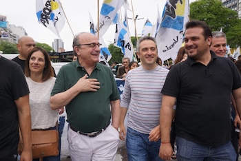 Leopoldo Moreau y Andrés Larroque