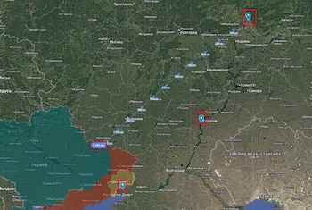 Mapa de localización de la refinería de Saratov, a 700 kilómetros al sureste de Moscú y a más de 1.000 kilómetros de la frontera ucraniana. El ataque evidencia el creciente alcance operativo de los drones de Kiev.