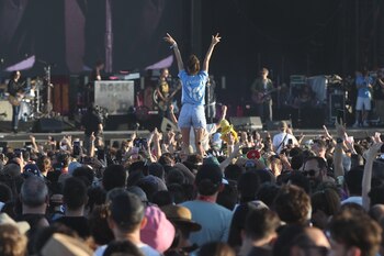 Un momento de un concierto