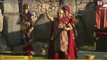 El inca despide la celebración