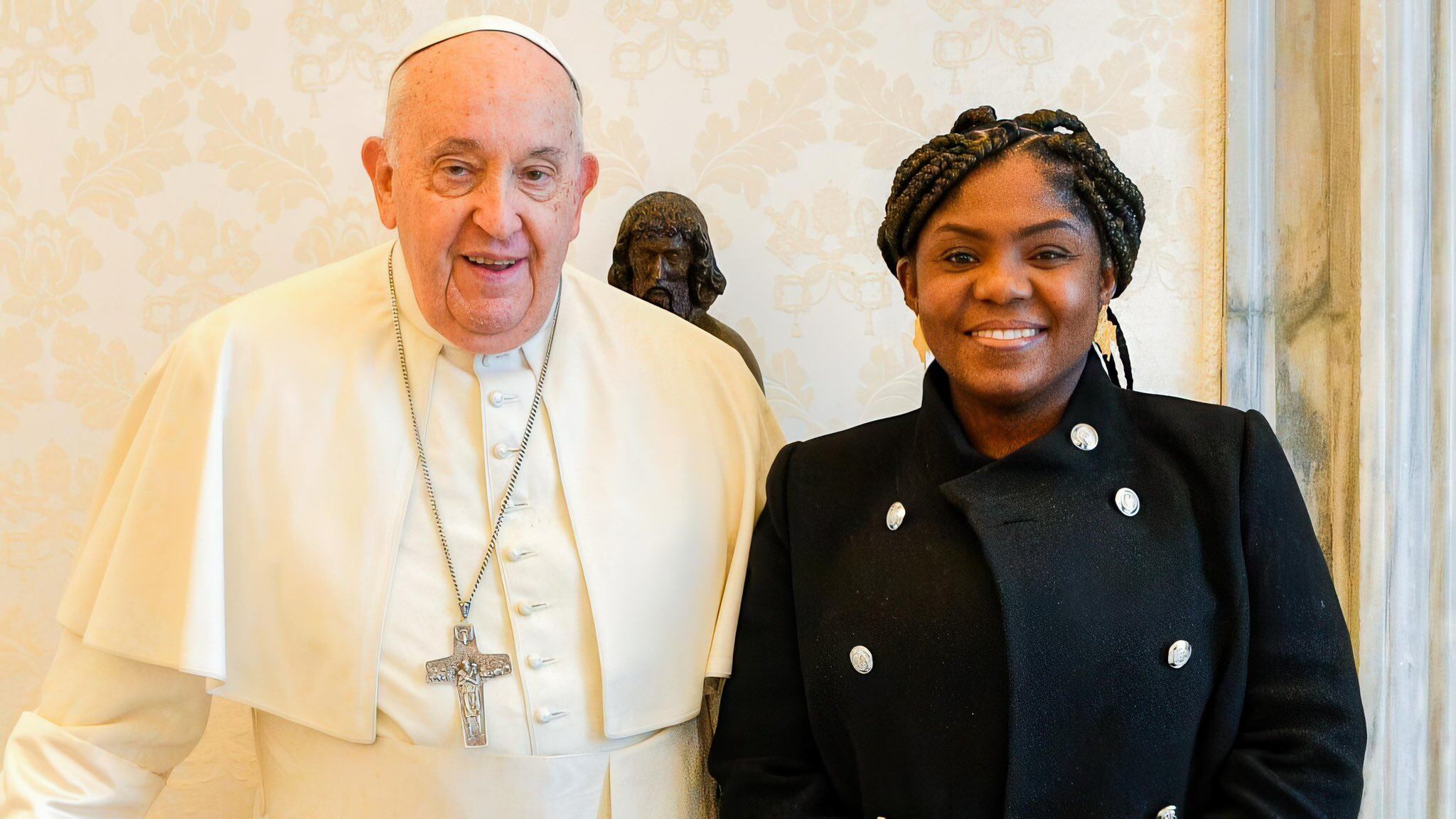 Francia Márquez destacó el compromiso del papa con la dignidad humana, la justicia social y el cuidado ambiental - crédito @FranciaMarquezM/X