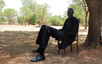 Manute Bol, ex jugador de la NBA.