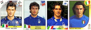 estrellas del fútbol en los Mundiales paolo maldini