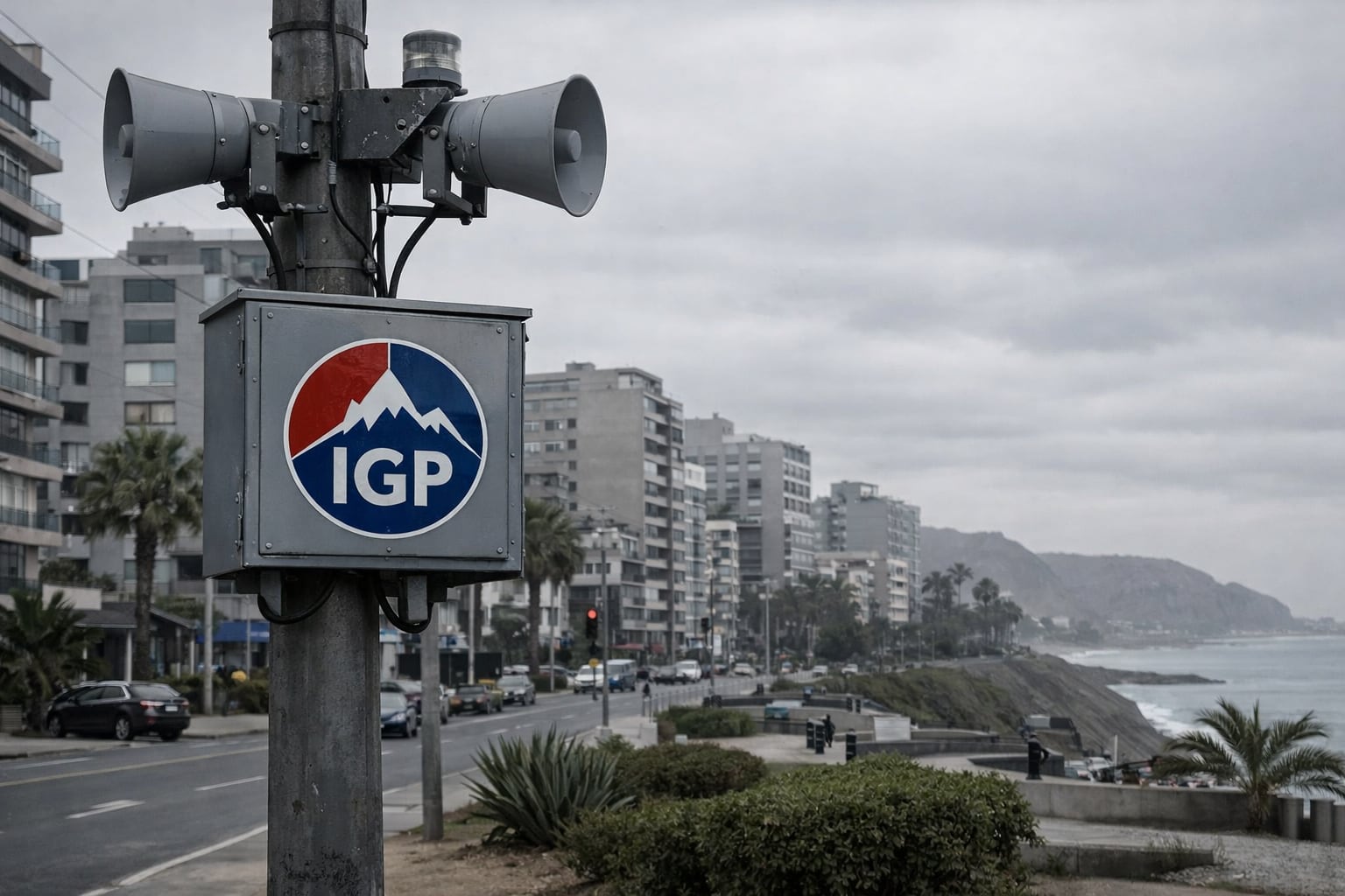Un sistema de alerta sísmica del Instituto Geofísico del Perú (IGP) en una ciudad costera subraya los esfuerzos del país en la prevención y respuesta ante eventos telúricos. (Imagen Ilustrativa Infobae)