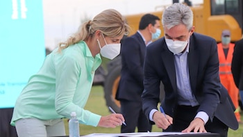 Mario Meoni, Sergio Massa y