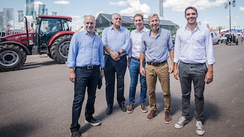 Manuel Passaglia, con Horacio Rodríguez