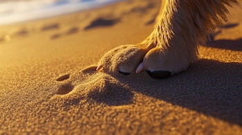 Almohadillas de perro con lesiones y agrietamiento; prevención y tratamiento para el bienestar de las patas caninas. - (Imagen Ilustrativa Infobae)