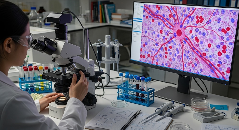Imagen ilustrativa sobre neuronas corticospinales producidas en laboratorio