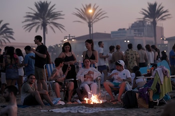 Celebración de la Noche de San Juan en Valencia