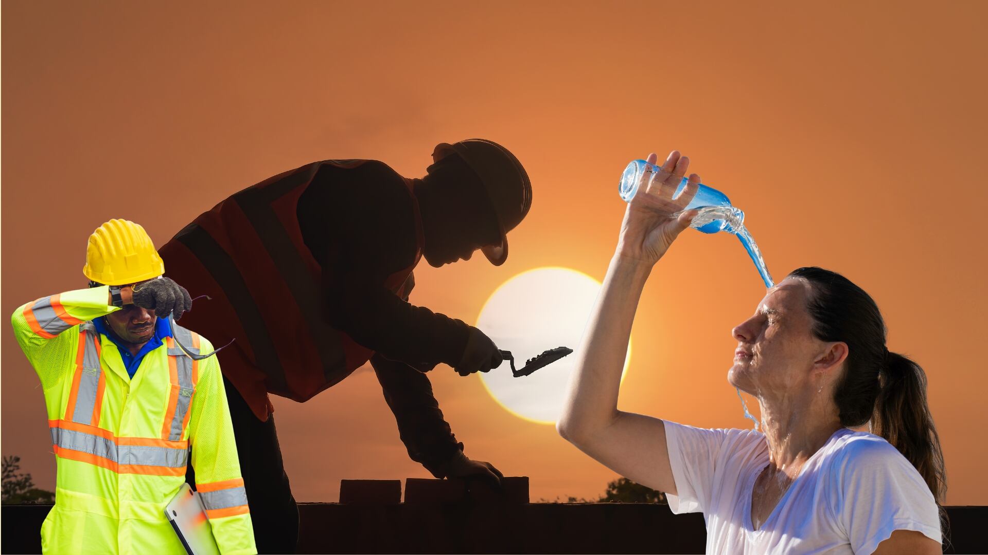 Qué deben hacer las empresas para proteger a sus trabajadores más vulnerables de las altas temperaturas. (Montaje Infobae España/Canva)