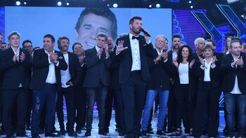 Marcelo Tinelli en el debut