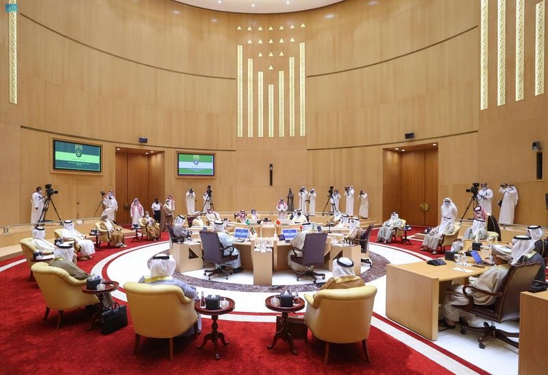 Los ministros de Asuntos Exteriores del Consejo de Cooperación del Golfo (CCG) se reunieron en Riad, Arabia Saudita (Saudi Press Agency/REUTERS/Archivo)