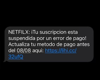 Ciberdelincuentes envían mensajes de texto