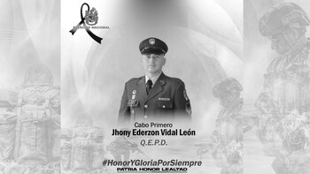 El cabo primero Jhony Ederzon