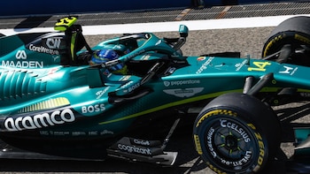 Fernando Alonso rueda a casi