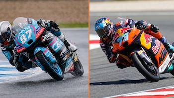 Las remontadas de los argentinos Morelli y Perrone para sumar puntos en el Moto3 en República Checa