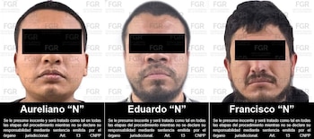 Los sujetos procesados
(FGR)