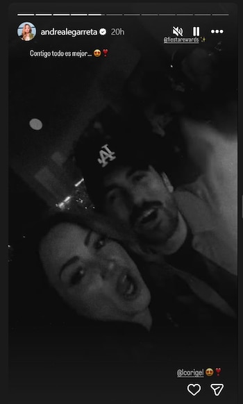 Andrea Legarreta y Luis Carlos Origel viven su relación sentimental en el concierto de The Weeknd en la Ciudad de México (IG)