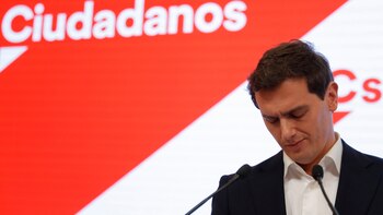 El líder de Ciudadanos, Albert Rivera, se va después de las elecciones generales, en Madrid (Reuters)