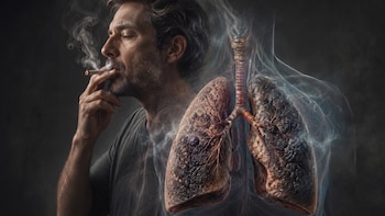 Cómo fumar endurece los pulmones y dificulta la respiración, según científicos