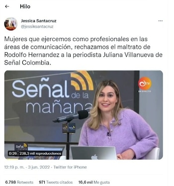 Trino de Jessica Santacruz (Captura