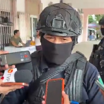 Gabino Jacobo informó a medios cómo se enteró de la hielera en el palacio municipal. Crédito: Redes Sociales
