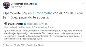 José Ramón retó a Faitelson