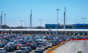El cruce de Tijuana y San Diego es la frontera más transitada del mundo (EFE)
