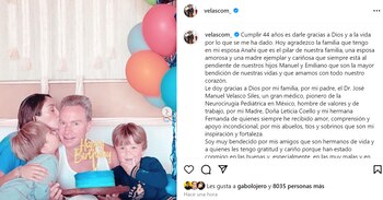 Así reaccionó Manuel Velasco
(Foto: