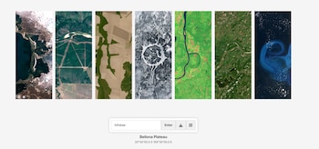 La plataforma de la Nasa, Your Name in Landsat, te permite crear tu nombre con imágenes satelitales de la Tierra.