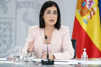 03-12-2021 La ministra de Sanidad,