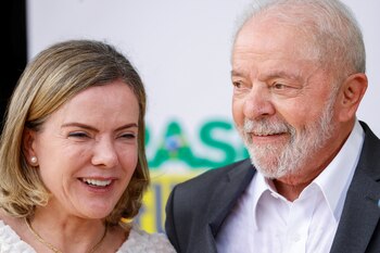 Lula da Silva y Gleisi Hoffmann