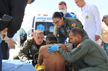 Los cuatro sobrevivientes fueron trasladados