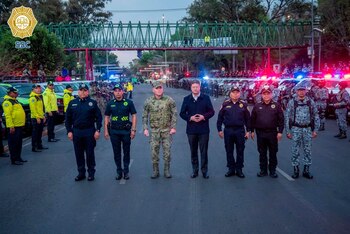 La Secretaría de Seguridad Ciudadana de la CDMX desplegó un operativo en alcaldía Iztacalco para el concierto de System of a Down. (X/@SSC_CDMX)