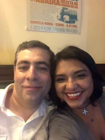 Maximiliano Pugni y Victoria Charriz