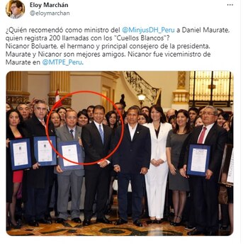 Daniel Maurate y Nicanor Boluarte