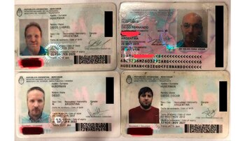 Los DNI que acreditan que