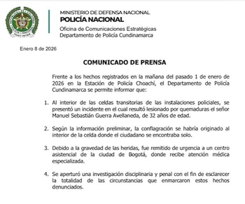 Departamento de Policía Cundinamarca sobre