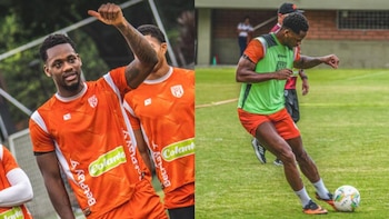 Jhon Jáder Durán realizó una visita sorpresa al Envigado: entrenó con el equipo finalista en medio de las dudas sobre su lugar en el Mundial