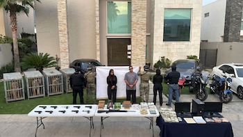 Tigres, armas y vehículos, los lujos que hallaron en la casa del operador de “El Señor de los Buques”, líder de una célula del Cártel de Noreste