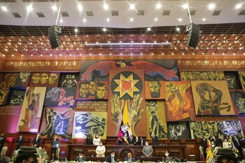 El presidente Guillermo Lasso en