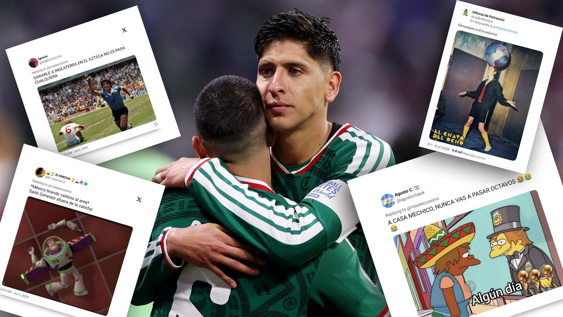 Los memes de la eliminación de México en el Mundial tras perder contra Inglaterra en los octavos de final