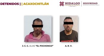 Dos hombres fueron detenidos tras